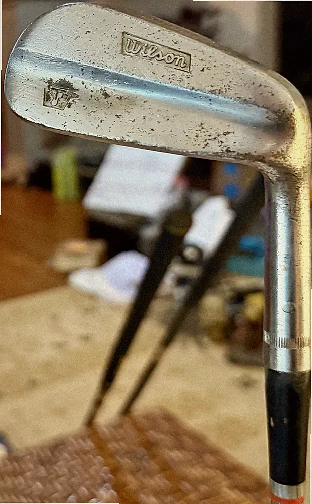 Wilson Staff Chipper Steel Shaft Original Leather Grip Vintage RH Golf Club ✅