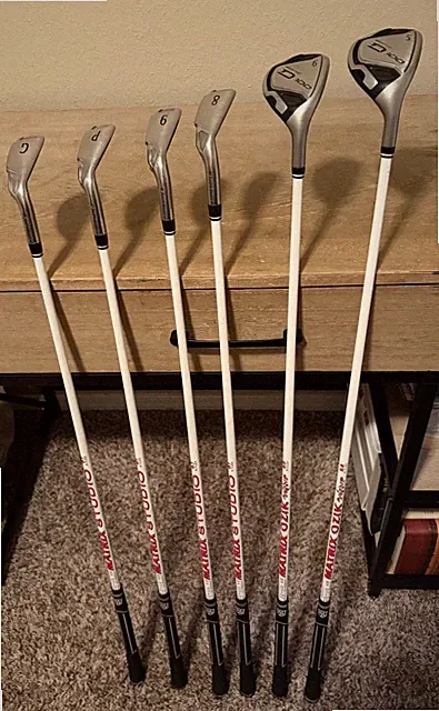 Wilson Staff D100 Iron & Hybrid Combo Set 5H 6H 8-PW GW Graphite RH-Regular Flex