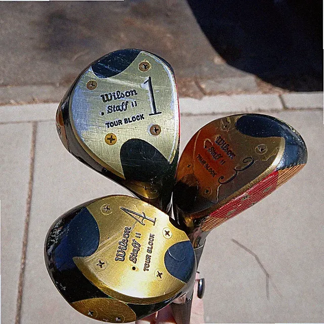 Wilson Staff II Tour Block 4300 Club Set 1, 3, 4 Woods Steel RH