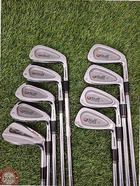WILSON STAFF RM MIDSIZE IRON SET 3-SW STIFF TT LAYER MATCHED 2.8 GOOD