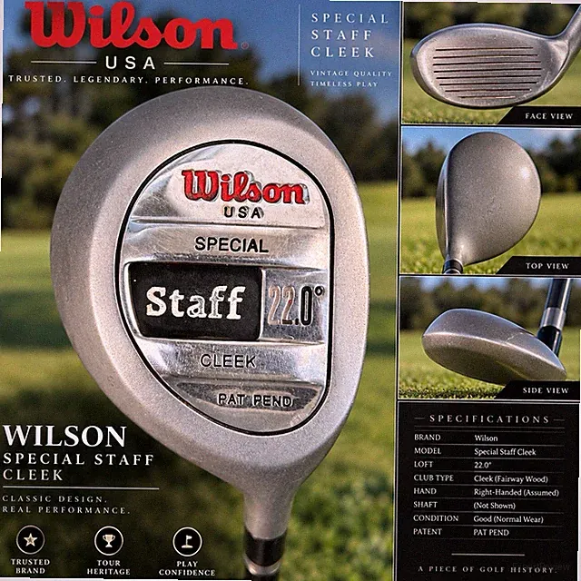 Wilson Staff Special Cleek 22° Golf Club Firestick 2.8 Graphite Right Hand
