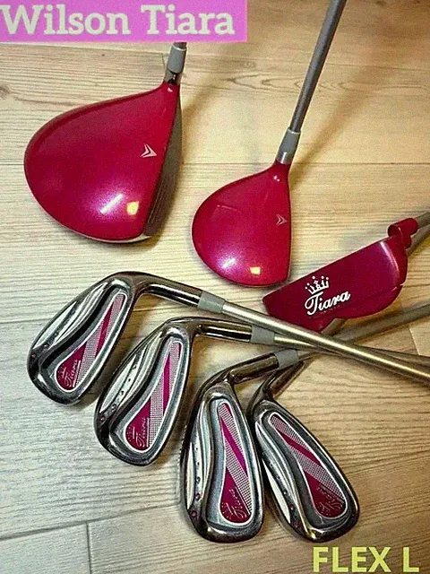 Wilson Tiara Ladies Golf Club Set 7 Pink Beginner Friendly