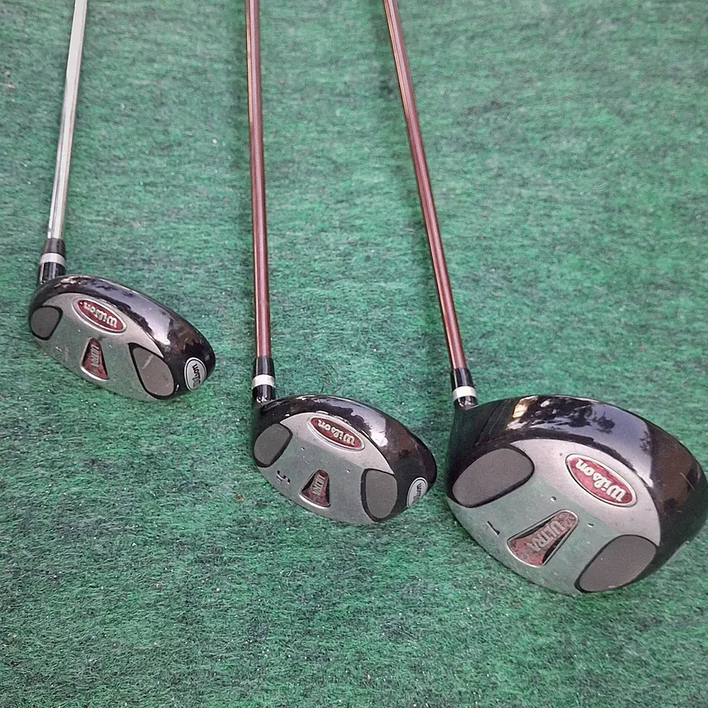 Wilson Ultra Comp 3 Club Set Driver 3 5 Wood RH Mens Regular Black Golf