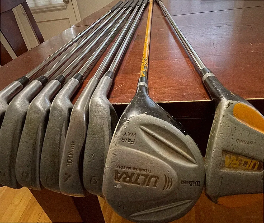 Wilson Ultra Golf Club Set Irons 6 7 8 9 P S & Two Fairway Woods 8 Clubs