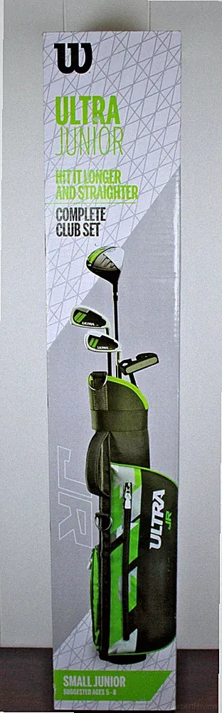 WILSON Ultra Jr, Small Junior 4 Golf Club Set RH/ w Bag Ages 5-8 NEW IN BOX