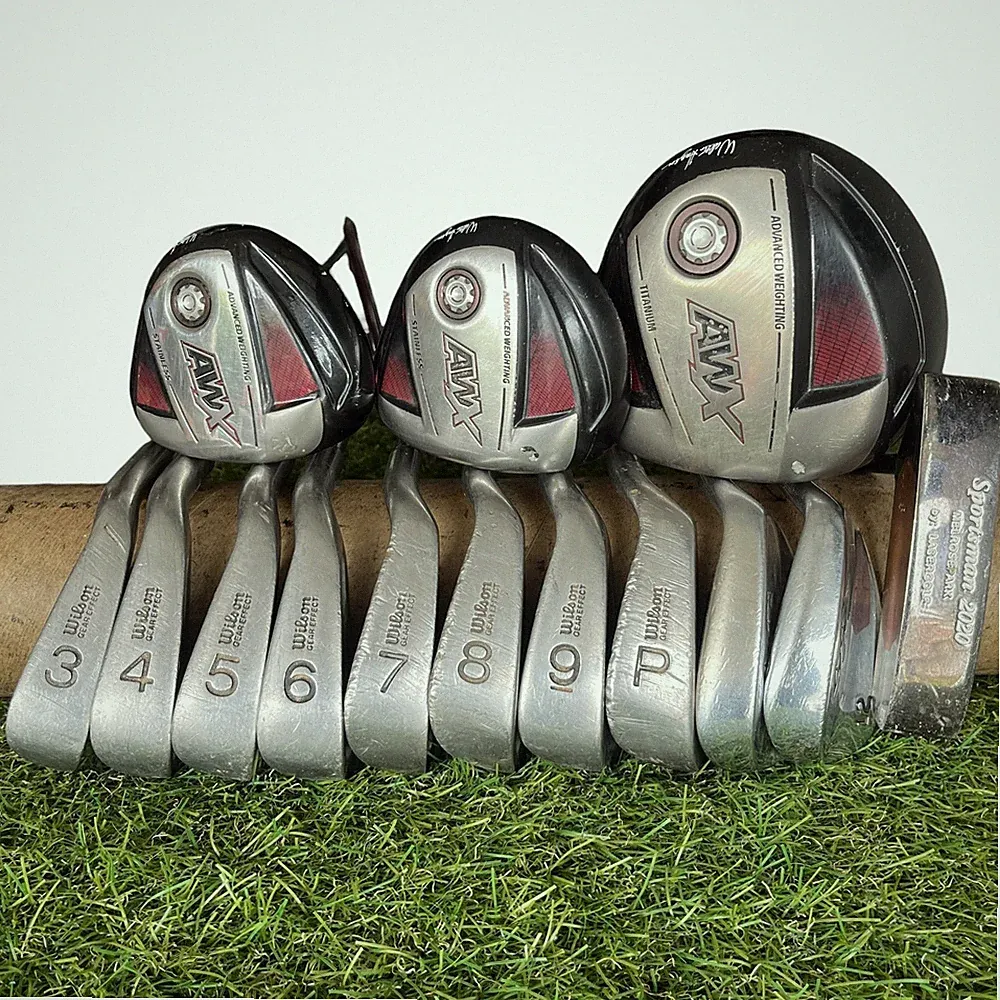 Wilson Walter Hagen Awx Snake Eyes Regular Flex Complete Mens Golf Club Set