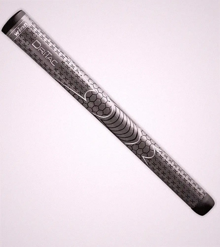 Winn Dark Gray Dri Tac AVS Oversize Golf Grips - 7DT-DG +1/8” NEW SEALED