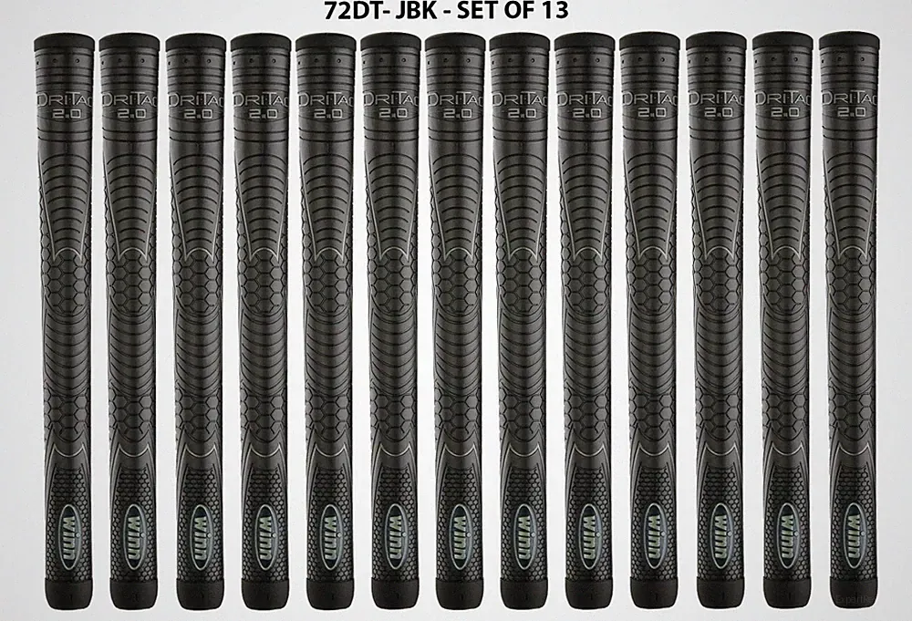 Winn DRI-TAC 2.0 OVERSIZED Jet Black Golf Grip - 72DT-JBK - free shipping