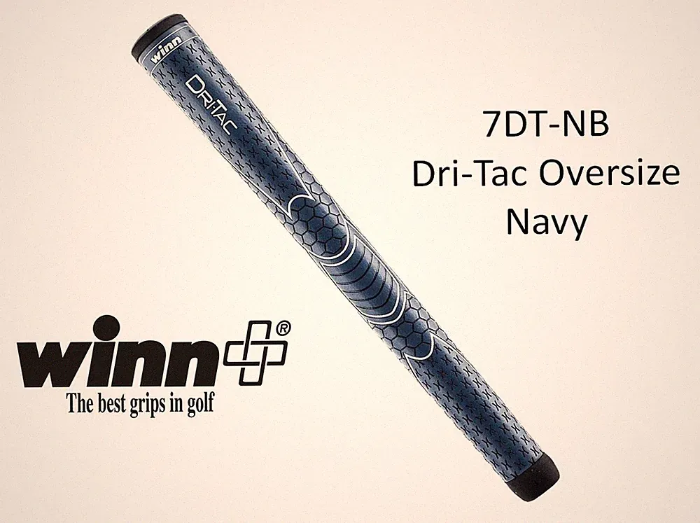 Winn Dri-Tac Oversize Golf Grip - Navy Blue (7DT-NB)
