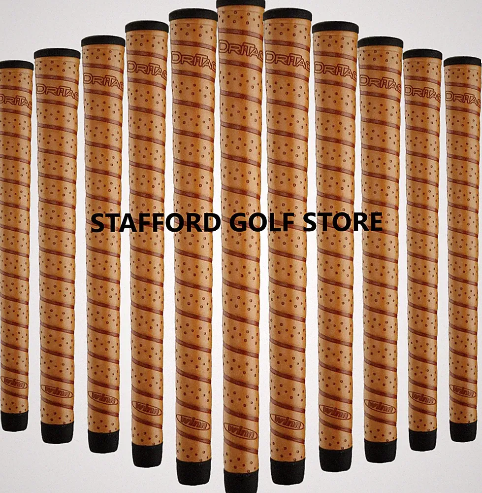 Winn Dri-Tac Wrap Golf Club Grips Bundle Set Copper Standard Midsize Oversize