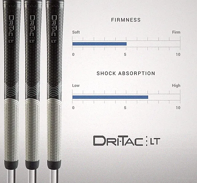 WinnDriTac LT Golf Grips Standard Midsize Oversize Soft Tacky Non Slip Arthritis