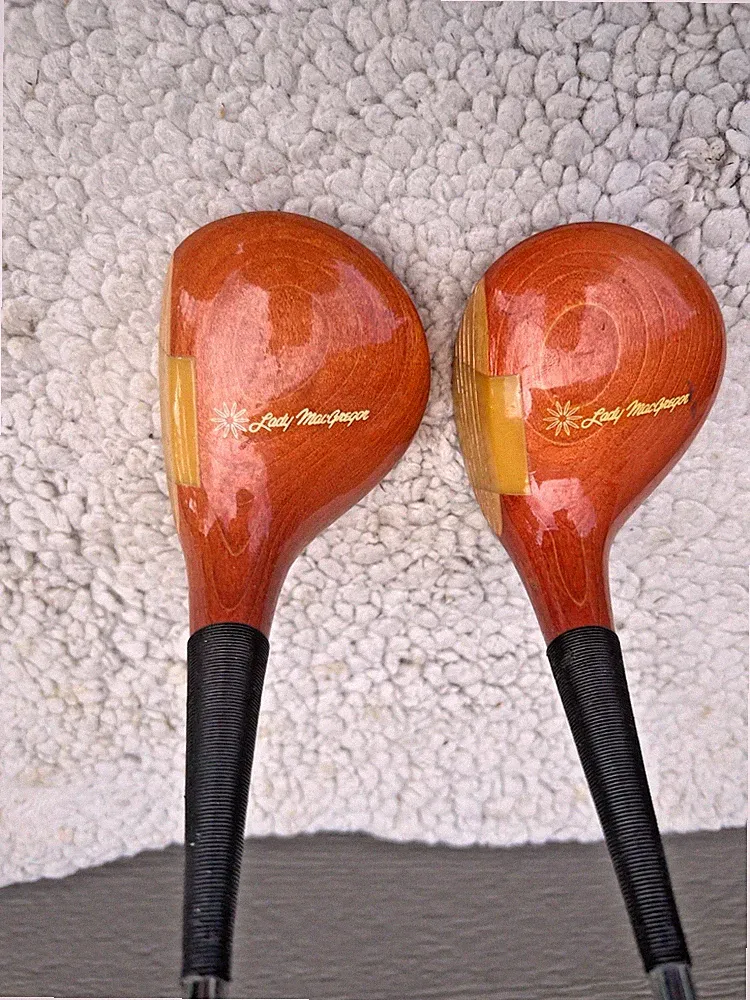 Woman's "Lady Macgregor" Driver (42" length) & 3 Wood Original Grips