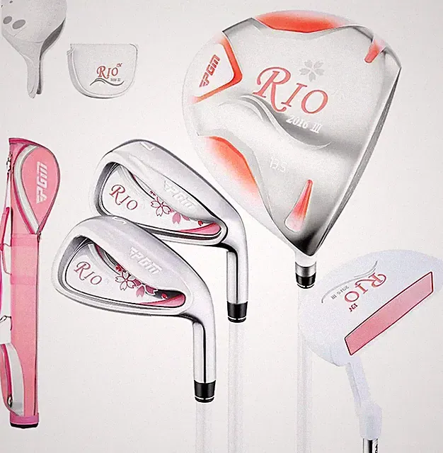 Women's 4-Piece Golf Club Set with Stand Bag - Right Handed, Graphite Shaft