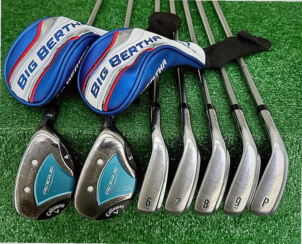 Women's Callaway ROGUE Combo Iron Set 4-5Hy+6-PW, Ladies QUARANTA 40, Right Hand