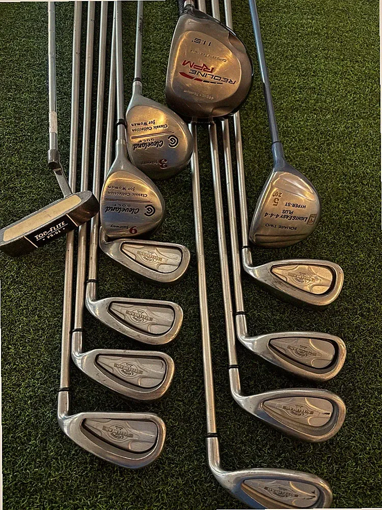 Women’s Golf Club Set-Callaway Steelhead X-14 5-SW,Adams Driver,3-5-9 Wood,Putte