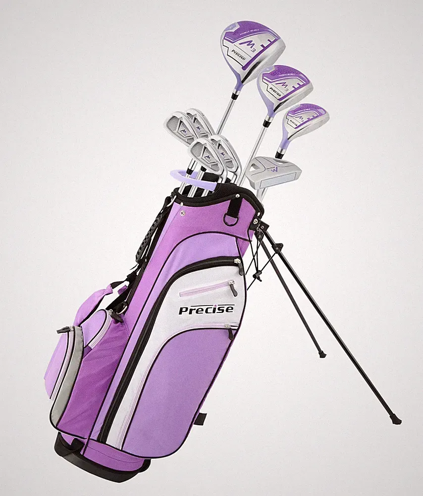 Women s Golf Club Set Petite Precise M3 Right Handed Purple Driver Complete Full