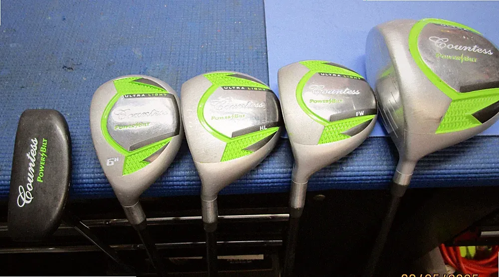 Women's LH Powerbilt Countess Golf Clubs - Wood Set w/Putter