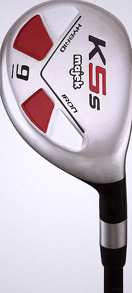 Womens Majek Golf Ladies #9 Hybrid Lady Flex New Rescue Utility L Flex Club