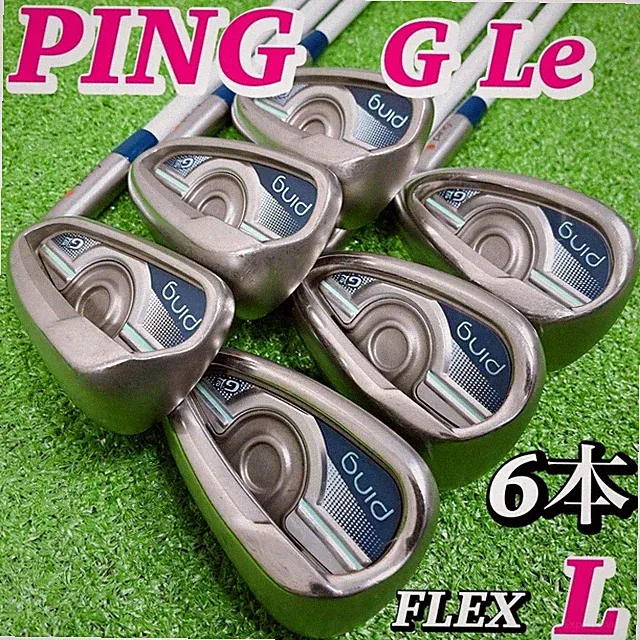 Women's PING G Le Iron Set 6 pieces L Beginner Introductory Golf From Japan