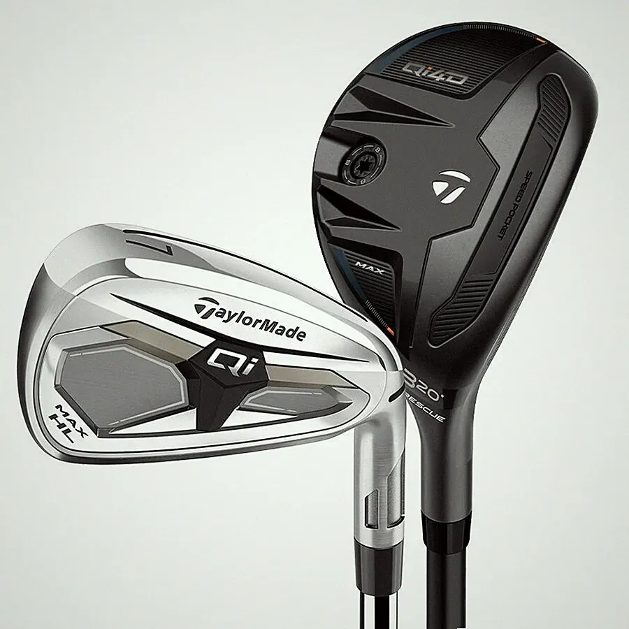 Women's Taylormade Qi Max HL Combo Set 4H,5H 6-PW,AW KBS REAX Ladies Graphite