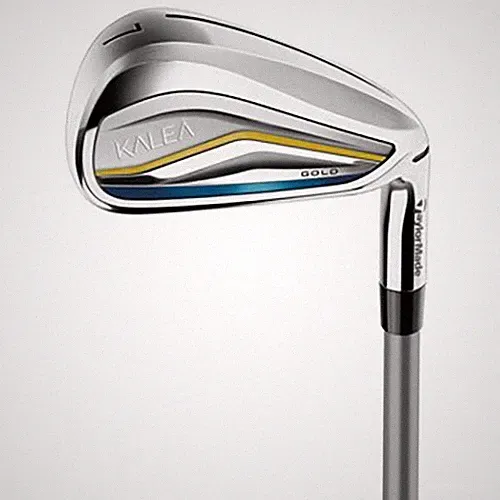 Women TaylorMade Kalea Gold 7-PW, SW Iron Set Ladies Graphite Very Good