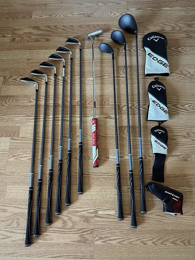 Womens Callaway 2024 Edge 10 Piece Complete Golf Set - Ladies Flex