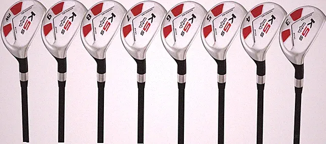 Women's Majek Golf Hybrid Set 3-PW Pink Grip