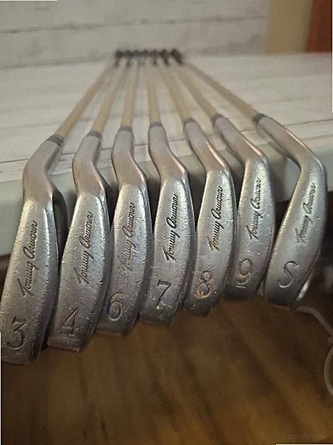 WOMENS Tommy Armour 855s Diamond Scot 3-4 6-9 SIron Set~Lamkin Grips Set Of 7