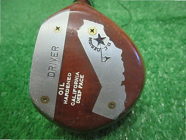 WOOD BROS DC DESIGN OIL HARDENED CALIFORNIA DEEP FACE DRIVER STIFF ULTRA RARE!!