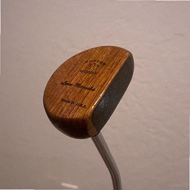 Wooden Mallet Putter 35” Right Hand Lamkin Grip Putter Woods - Lynn Marusha USA