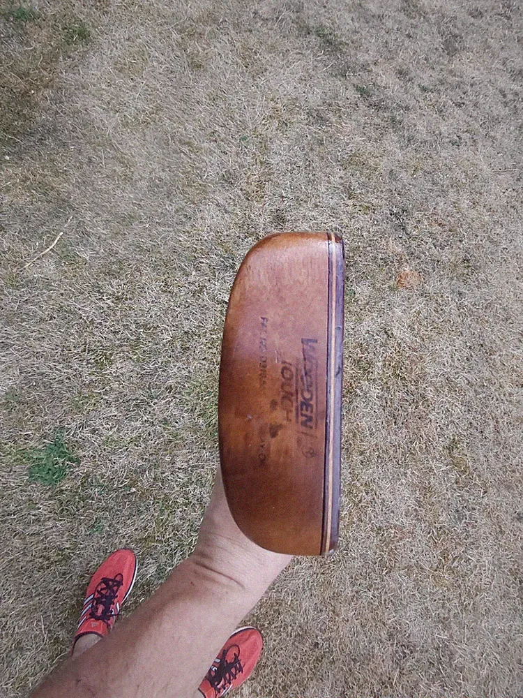 Wooden Touch Putter from Coos Bay OR Wood RH Right Lamkin Grip NICE, FAST SHIP