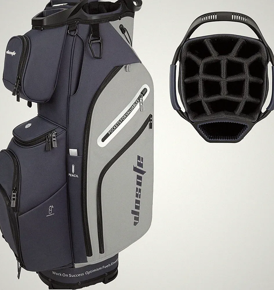 WOSOFE Golf Club Cart Bag, 15-Way, BRAND NEW! Incl NEW Bridgestone B300 RX Balls