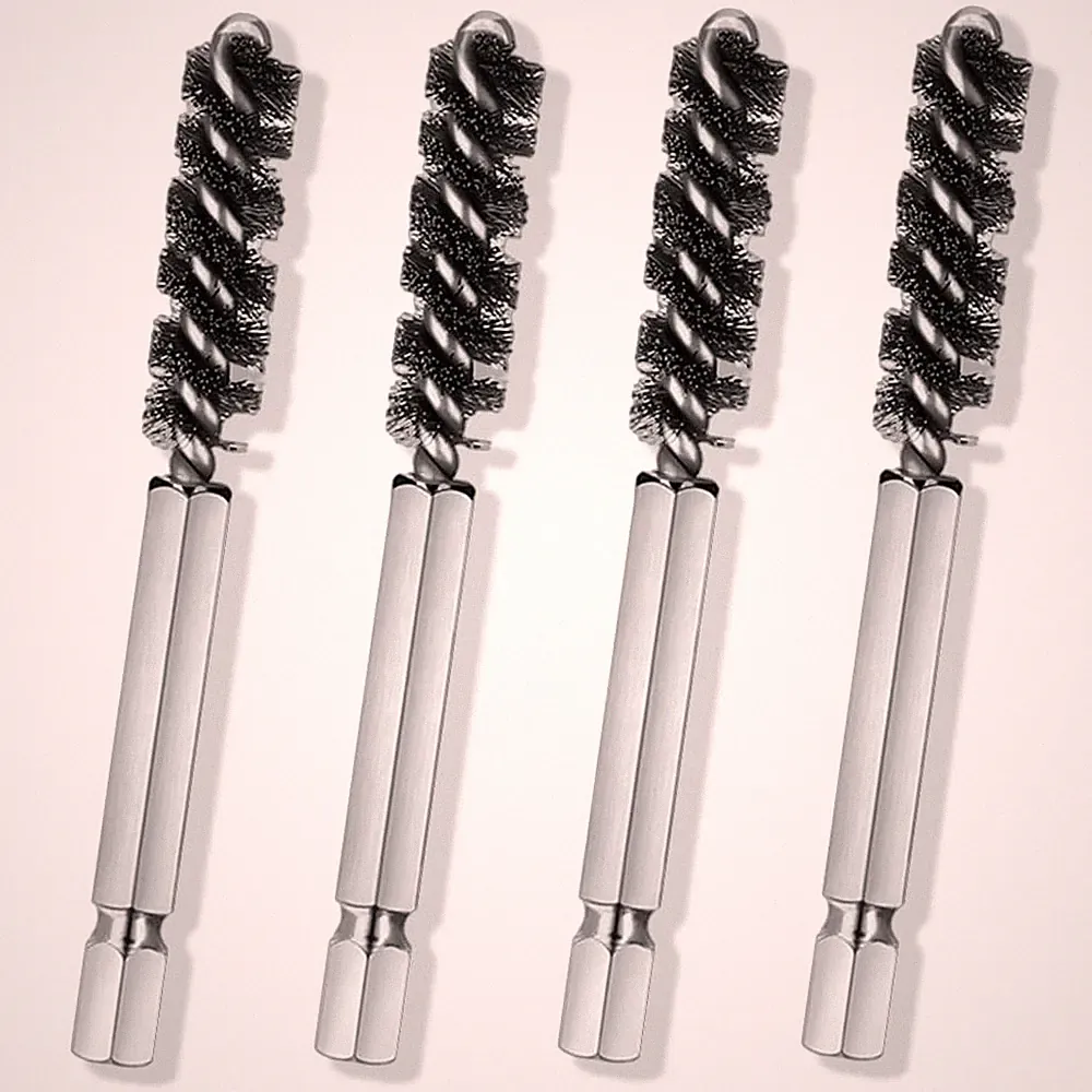 Wvapzwr 4Pcs Golf Clubs Head Hosel Brush, Wire Bore Stainless Sliver