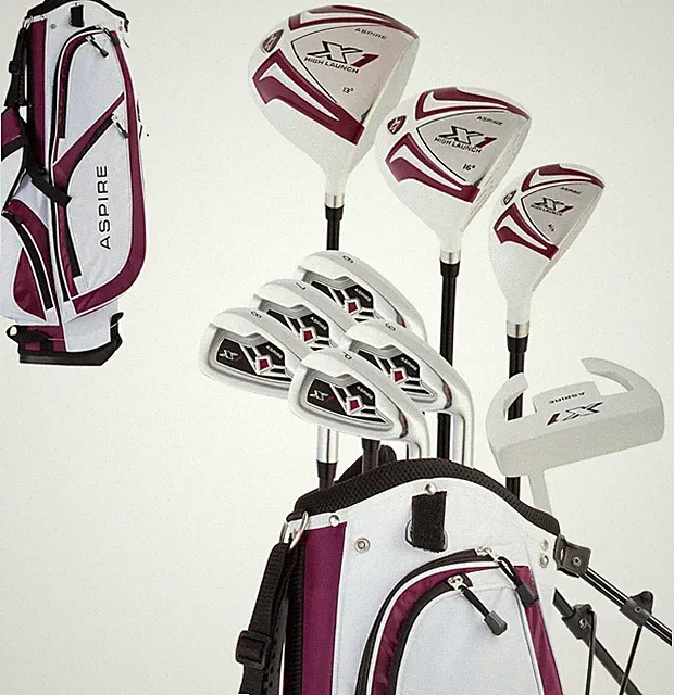 X1 Women's Golf Club Set - Driver, Irons, Putter, Bag & Headcovers - Right Hande