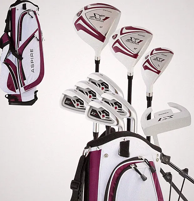 X1 Women's Golf Club Set - Driver, Irons, Putter, Bag & Headcovers, Right Handed