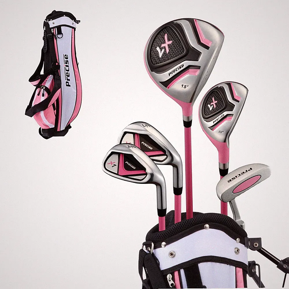 X7 Kids Complete Golf Club Set Pink Ages 6-8