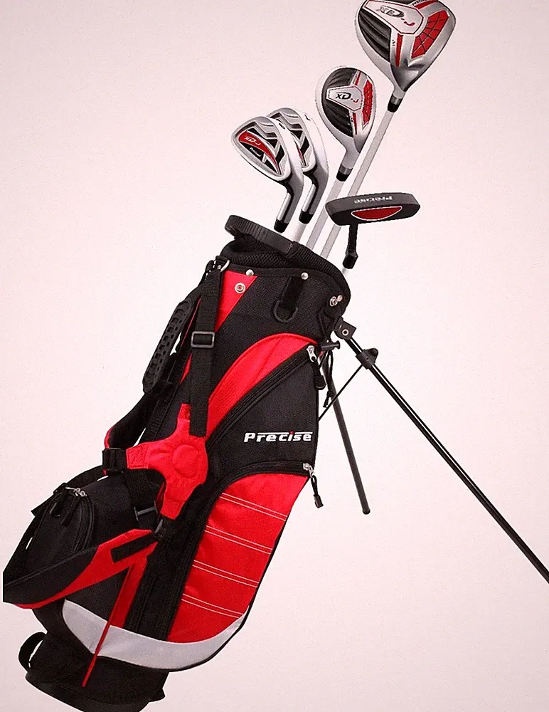 XD-J Junior Golf Clubs Set for Kids 3-12 | Lightweight Graphite, Hybrid & Bag