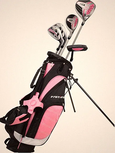 XD-J Junior Golf Clubs Set for Kids 3-12 | Lightweight with Stand Bag