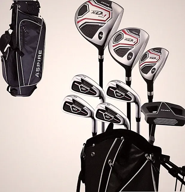 XD1 Complete Teen Golf Club Set for Ages 13-16 with Stand Bag & Headcovers