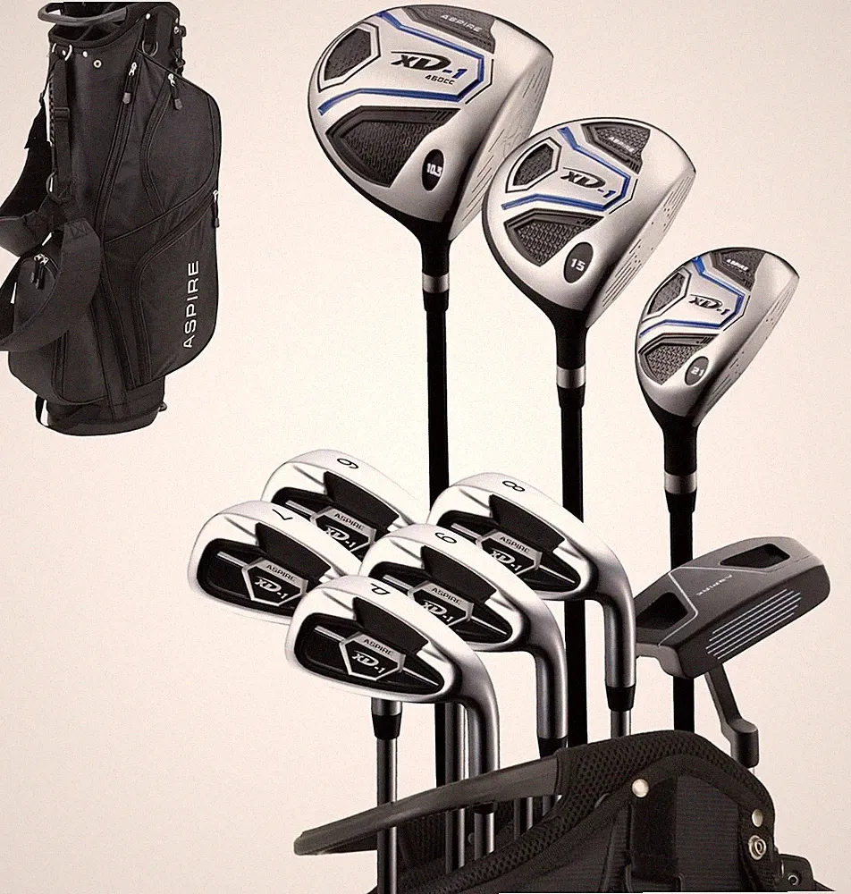 XD1 - Men's Complete Golf Club Set | 14-Piece, USGA-Approved 460cc Titanium-Allo