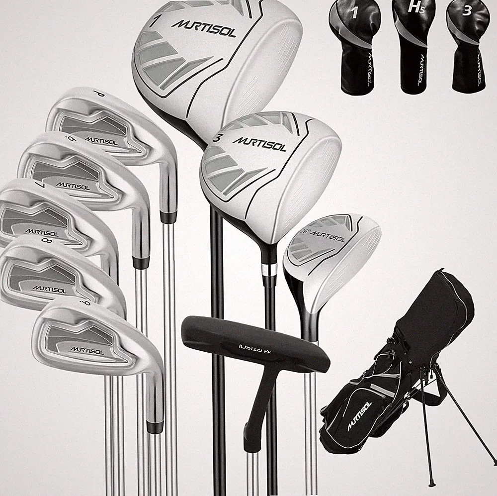 Xdrivemax 10 Pieces Complete Mens Womens Golf Clubs Set Right Hand for Men Women