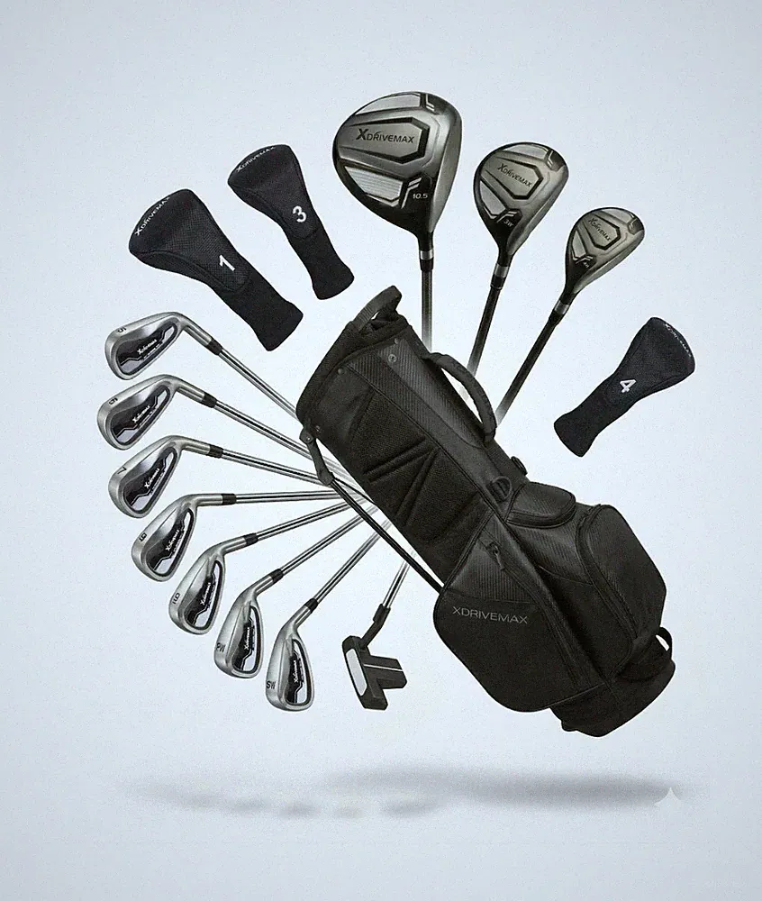 XDriveMax 15-Piece Golf Clubs Men Complete Golf Club Set - Beginner Golf Club...