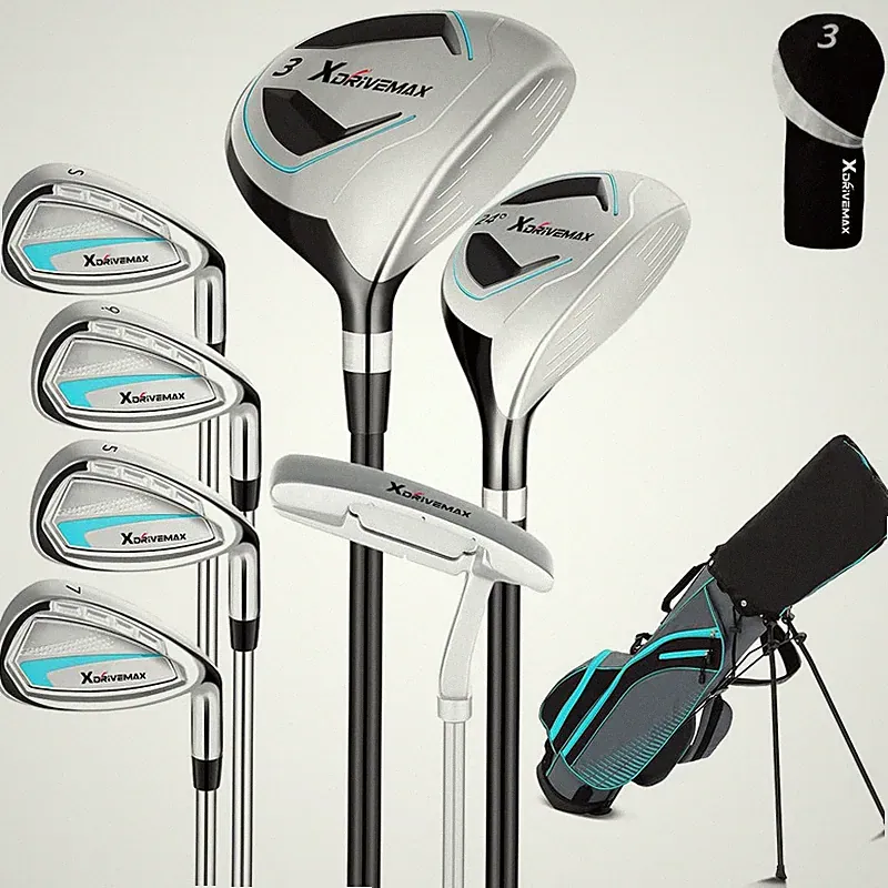 Xdrivemax 8-Piece Left/Right Hand Complete Golf Club Set For Men Women Wood