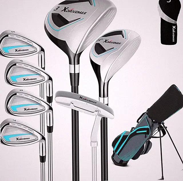 Xdrivemax 8-Piece Right Hand Complete Golf Club Set for Men & Women: Wood, Hybri