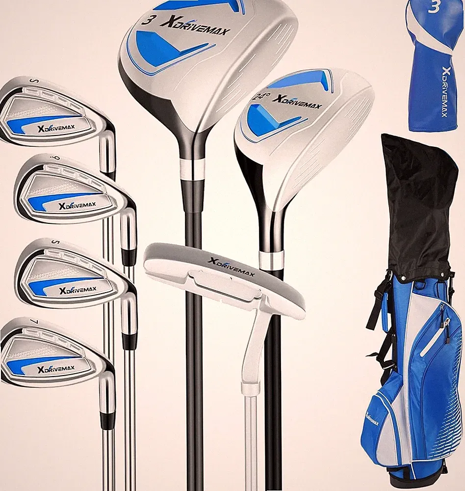 XDriveMax 8pc Golf Club Set Beginner Friendly