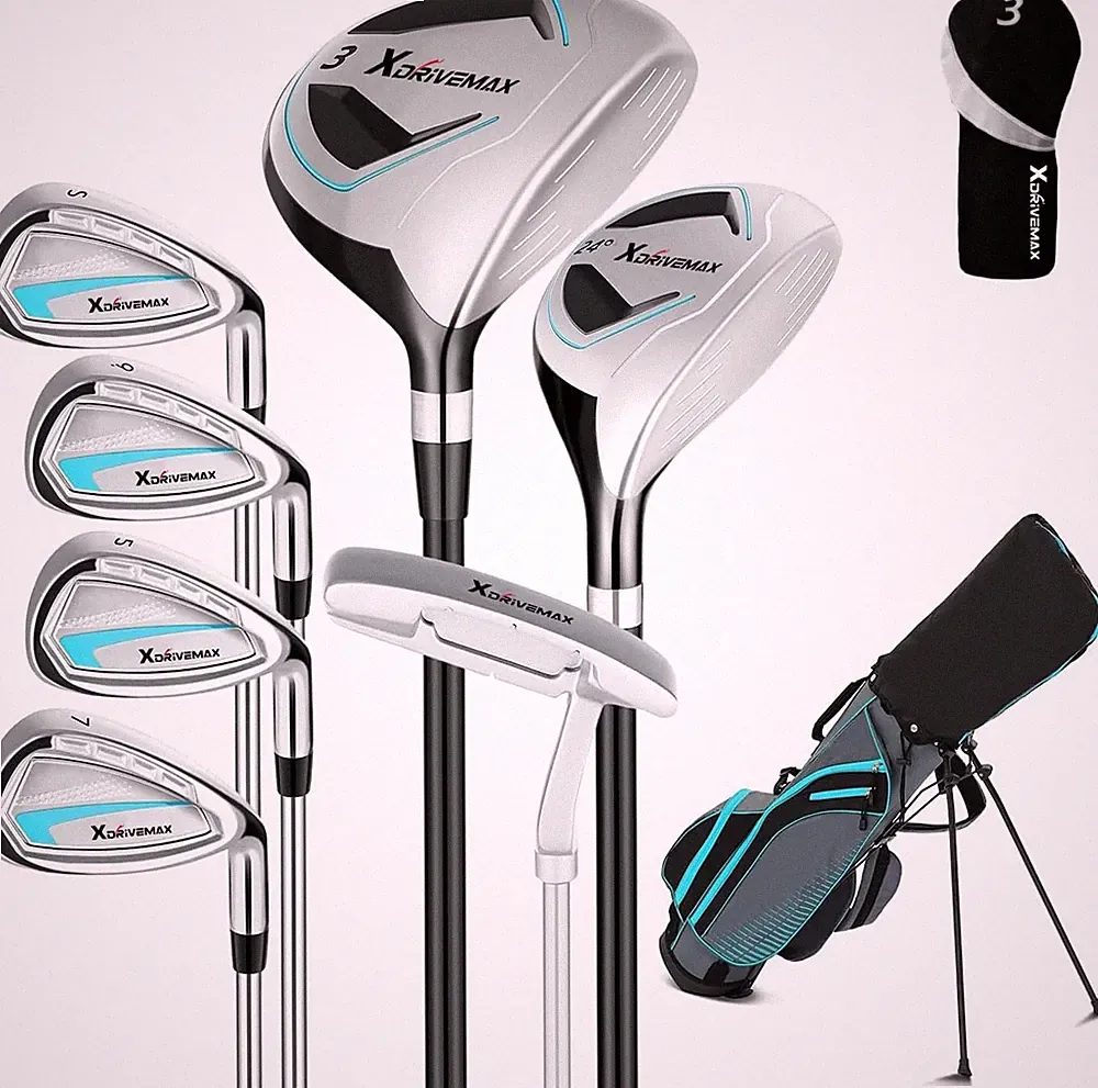 XDriveMax Golf Club Set 8 Piece Men Women Beginner