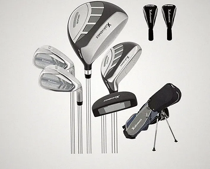 XDriveMax Golf Club Set for Kids/Children Right Hand Age 5-7 Gray