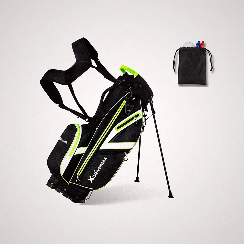 XDriveMax Golf Stand Bag with Accessory Pack, Lightweight 8-Way Top Dividers...