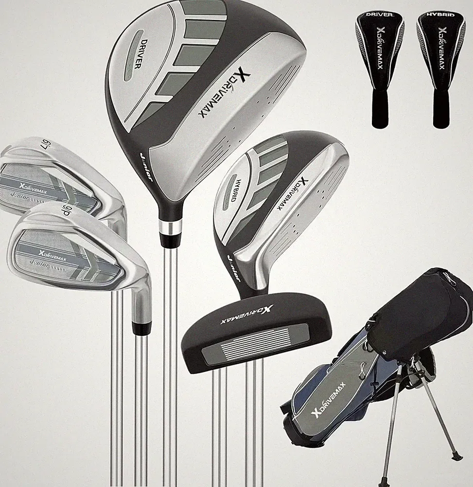 XDriveMax Junior Golf Club Set 6 Piece Right Handed Stand Bag Ages 8 12
