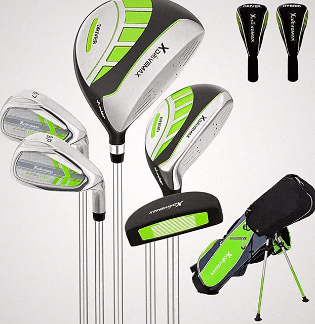 Xdrivemax Junior Golf Club Set for Kids Ages 4-12, 5-6 Piece Right Hand Set with